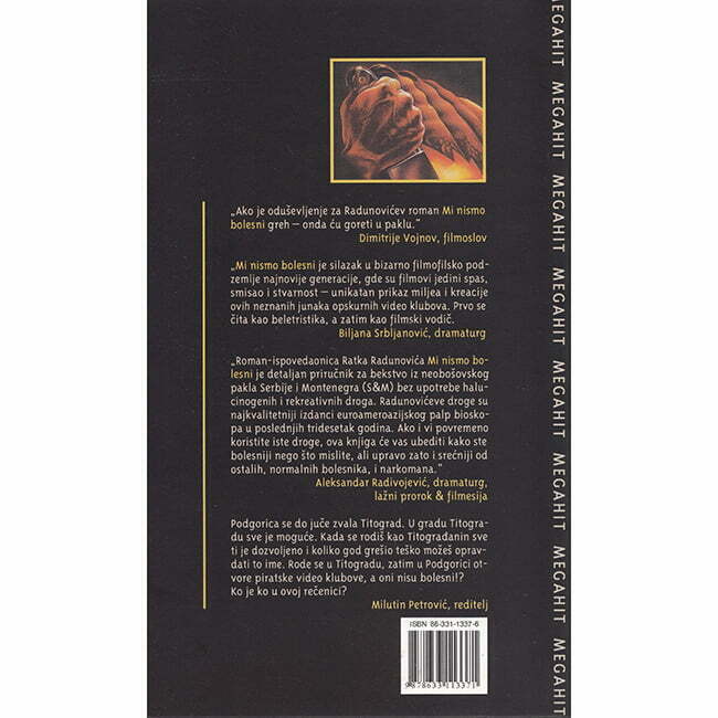 Mi nismo bolesni - autor Ratko Radunović zadnja korica